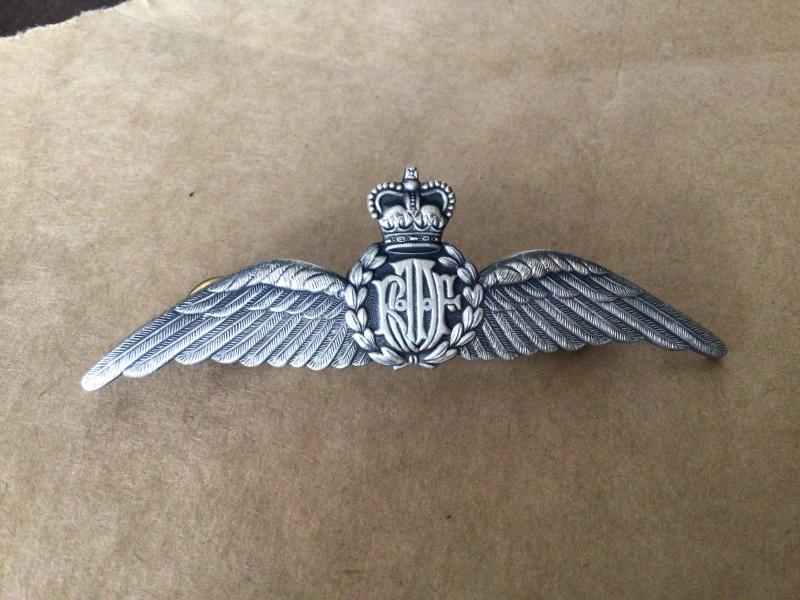 RAAF Metall Pilot Wings Brevet.- Q/C