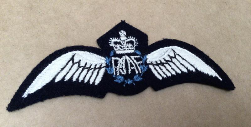 RAAF Pilot Wings- Queens Crown 1953-60’s