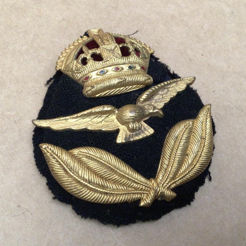 Australia WW2 RAAF Officer Hat Badge