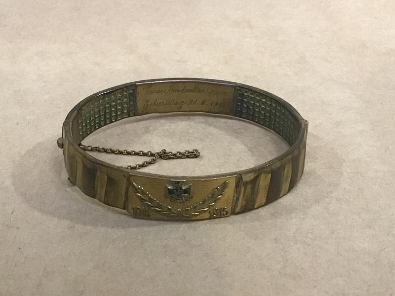 German WW1 Trench Art Bracelet