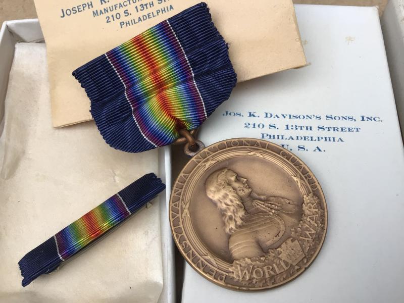 WW1 Pennsylvania National Guard Victory Medal