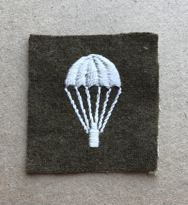 British WW2 Parachute Badge For Non-Regular Trained Personnel