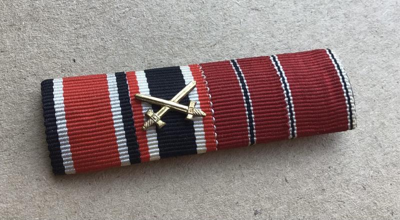 Germany WW2 4 Place Ribbon Bar