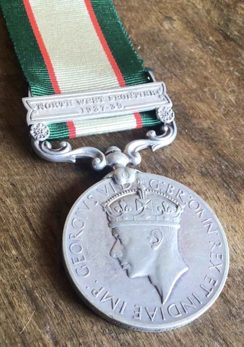 GB India General Service Medal 1937-1939 8th Indian Light Cavalry