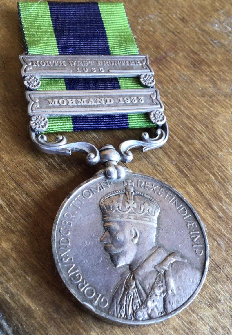 GB India Service Medal 1908-35 2 Clasps  3-2 Punjab R.