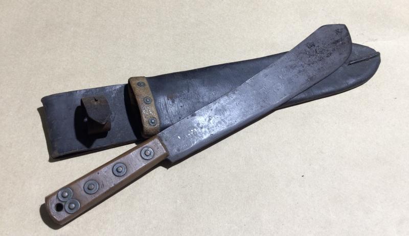 Rare WW1 1918 British Army Machete by Samuel Kitchin of Sheffield