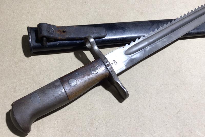 Swiss M1914 Pioneer Sawback Bayonet