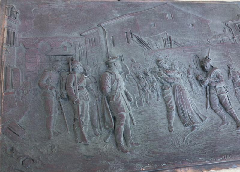 1870 War Bronze Wall Plaque