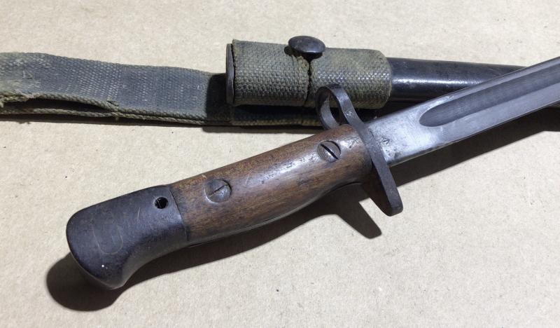 Australia WW2 Pattern 1907 Bayonet - 1945 Dated