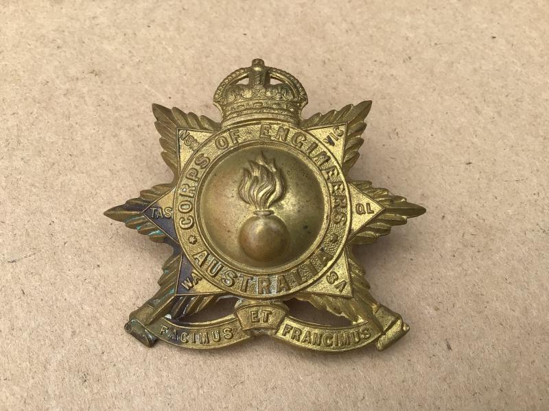 1900-1912 Australian Corps of Engineers Hat Badge