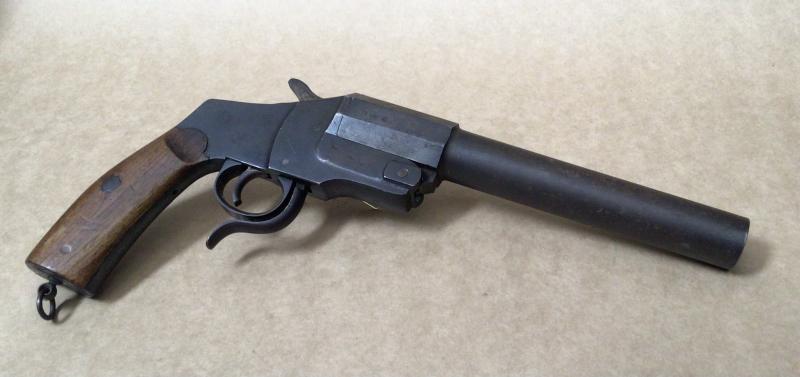 German WW1 Hebel Leuchtpistole Model 1894 Flare Pistol.