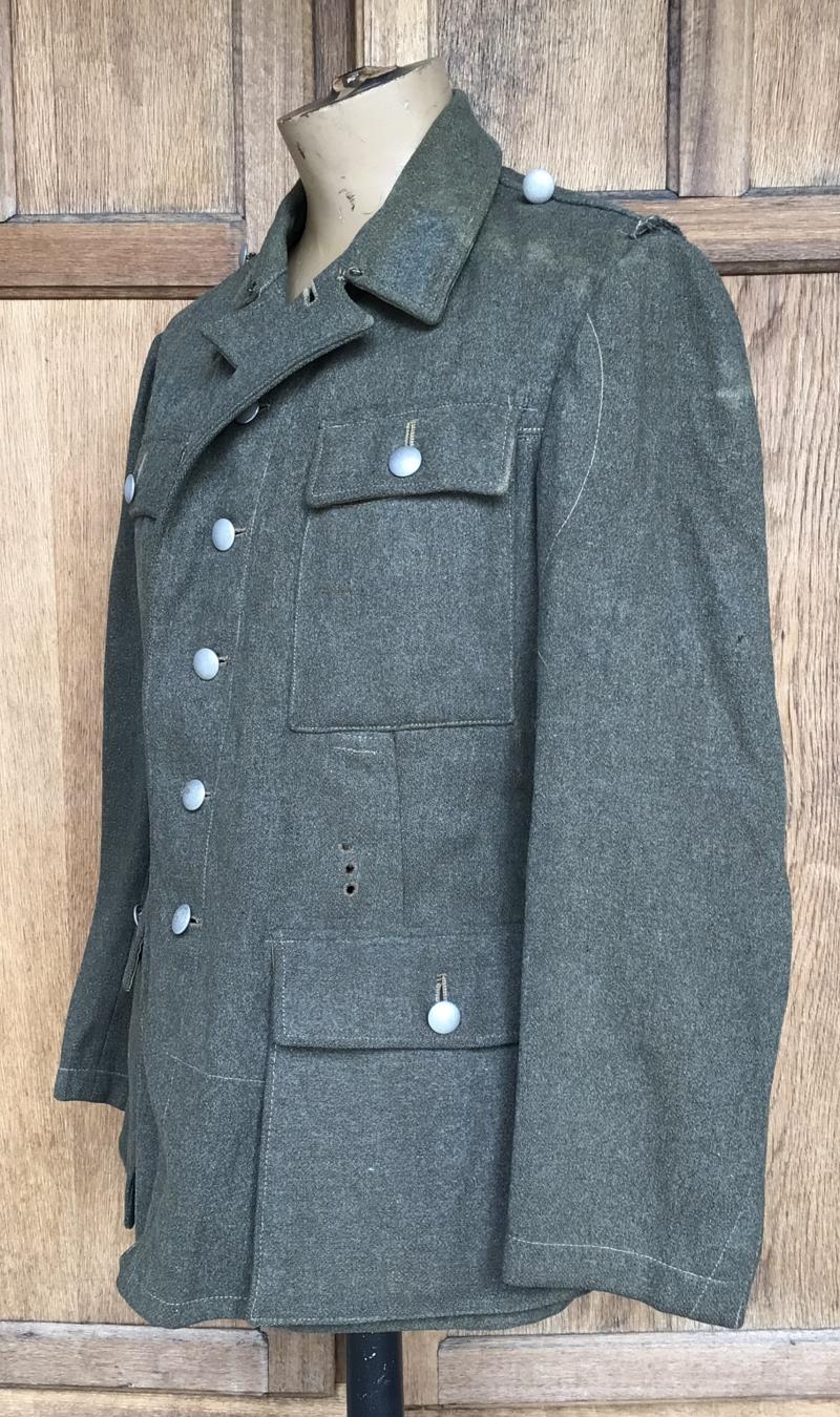 Germany WW2 Stripped Army M43 Enlisted Ranks Tunic