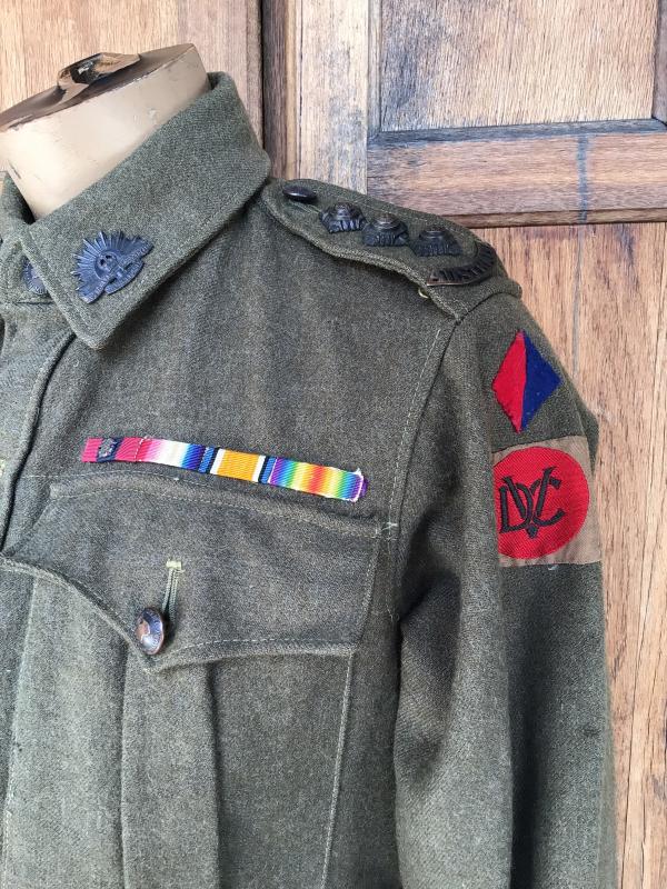 Australia WW2 VDC Officers Field Service Dress Tunic - DCM and Bar Recipient