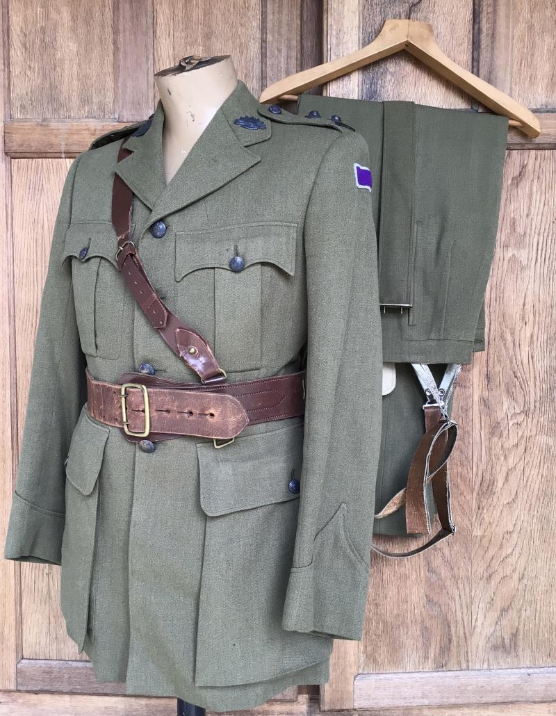 Australia WW2 Named 6th Division RAE Officers Service Dress Uniform