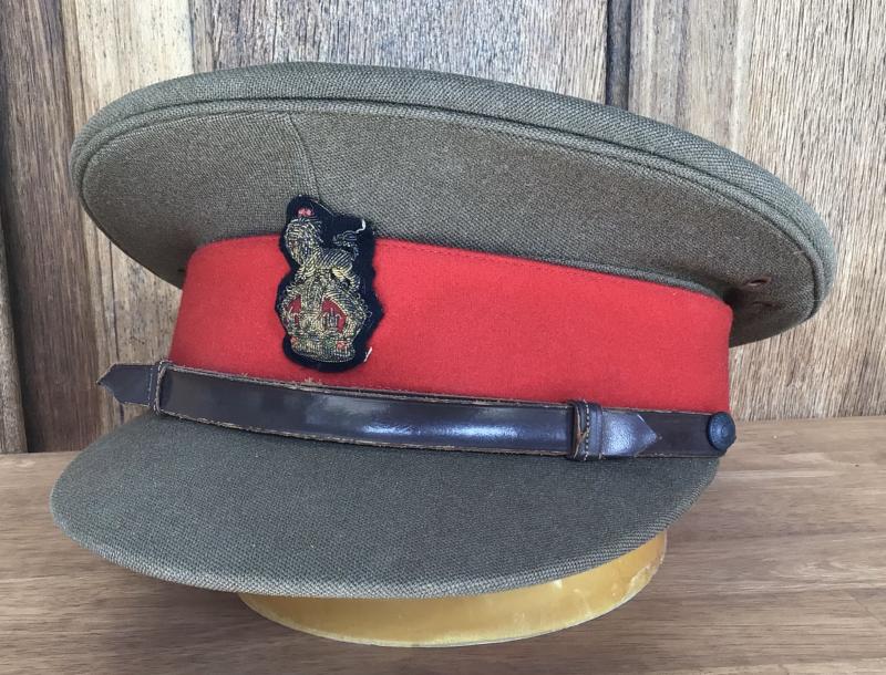 Australia WW2 Army Colonel or Brigadier Service Dress Visor Cap